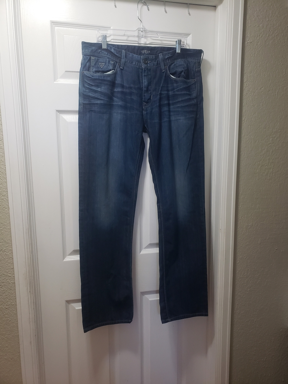 Guess Men's Indigo Straight-Leg Jeans